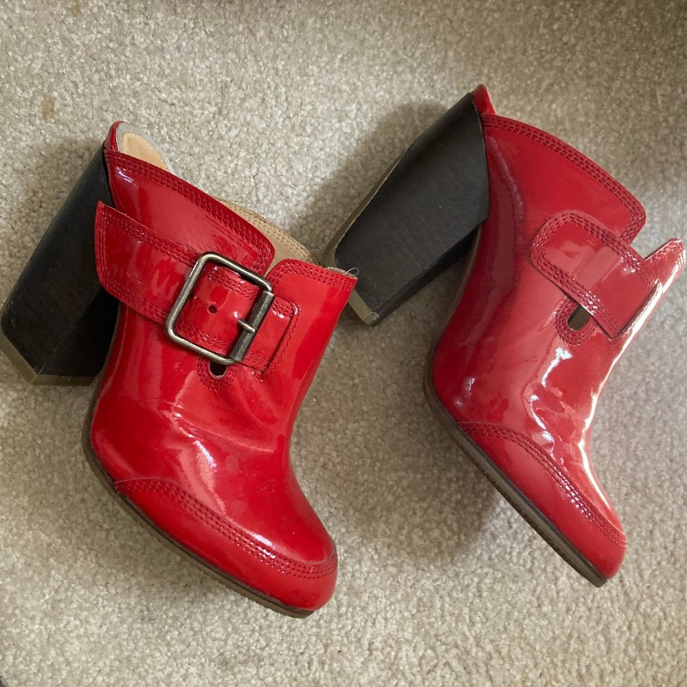 Red Patent leather by Dries Van Noten